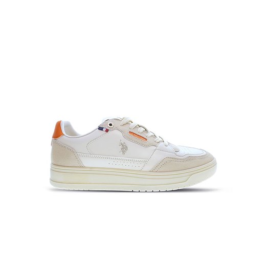 U.S. Polo Assn. Sneakersy w kolorze biało-beżowo-pomarańczowym ze sklepu Limango Polska w kategorii Buty sportowe męskie - zdjęcie 179534884