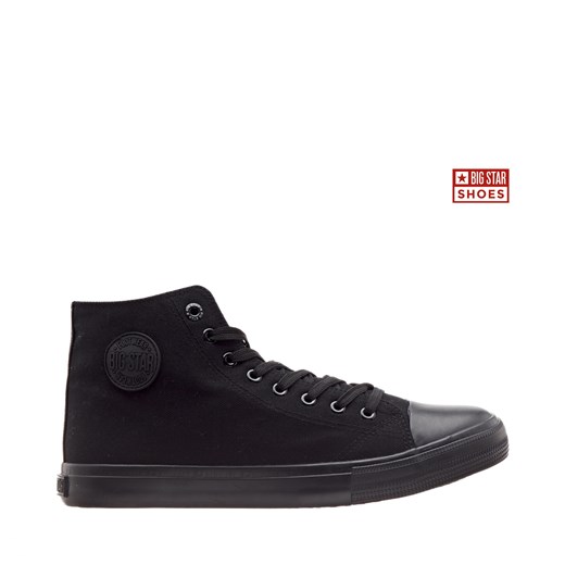 Buty męskie trampki wysokie Big Star FF174550 czarne ze sklepu butyolivier w kategorii Trampki męskie - zdjęcie 179535563