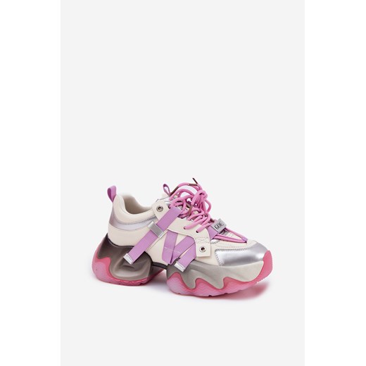 Buty sportowe damskie Goe sneakersy na płaskiej podeszwie