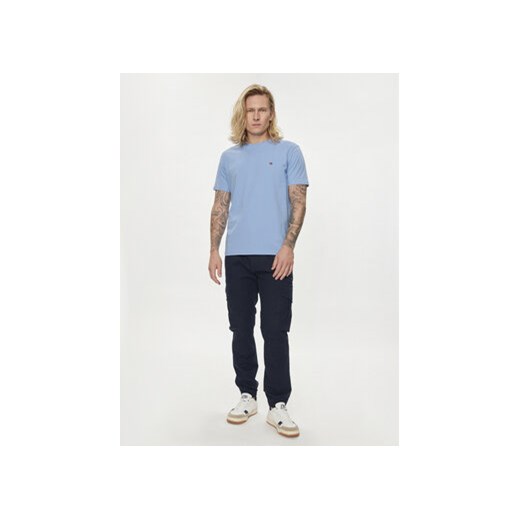 Napapijri T-Shirt Salis NP0A4H8D Błękitny Regular Fit Napapijri M MODIVO