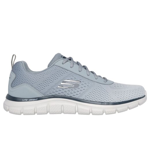 Buty Skechers sneakersy Track - Ripkent 232399 Ltgy niebieskie ze sklepu ButyModne.pl w kategorii Buty sportowe męskie - zdjęcie 179536810