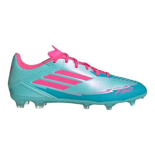 Buty piłkarskie adidas F50 League FG/MG Messi IH0928 niebieskie ze sklepu ButyModne.pl w kategorii Buty sportowe męskie - zdjęcie 179536820