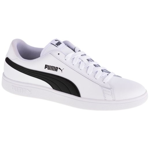 Buty Puma Smash V2 L 365215 01 białe ze sklepu ButyModne.pl w kategorii Trampki męskie - zdjęcie 179537024