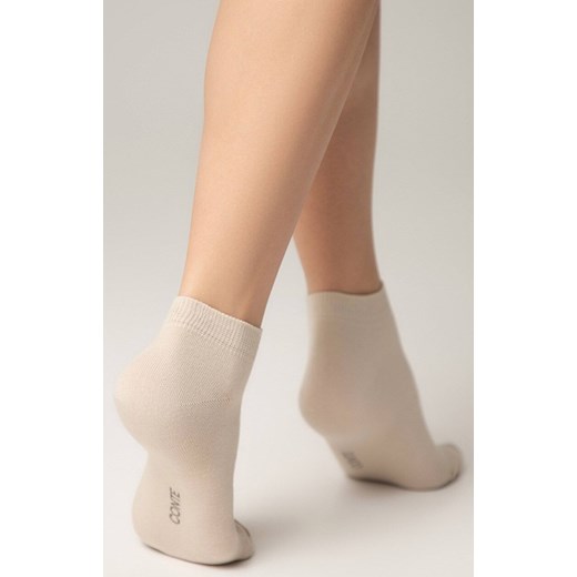 Krótkie skarpetki damskie sportowe beżowe 3DSOCKS, Kolor beżowy, Rozmiar 39-41, Conte ze sklepu Primodo w kategorii Skarpetki damskie - zdjęcie 179537820