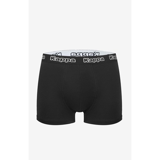 Kappa 3-pack bokserki męskie bawełniane czarne z logowaną gumą K1221, Kolor czarny, Rozmiar S, Kappa ze sklepu Primodo w kategorii Majtki męskie - zdjęcie 179537902