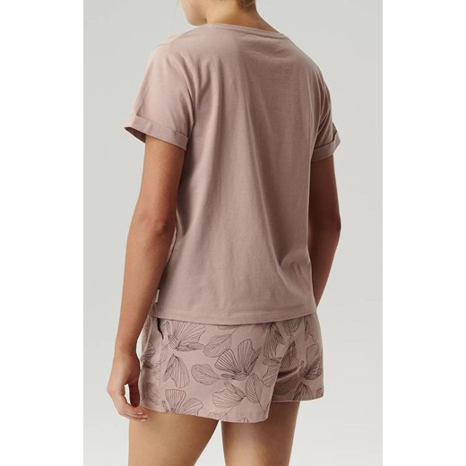 Atlantic bawełniana piżama damska NLP-489-PUDROWY, Kolor brudny róż, Rozmiar XL, ATLANTIC ze sklepu Intymna w kategorii Piżamy damskie - zdjęcie 179538341