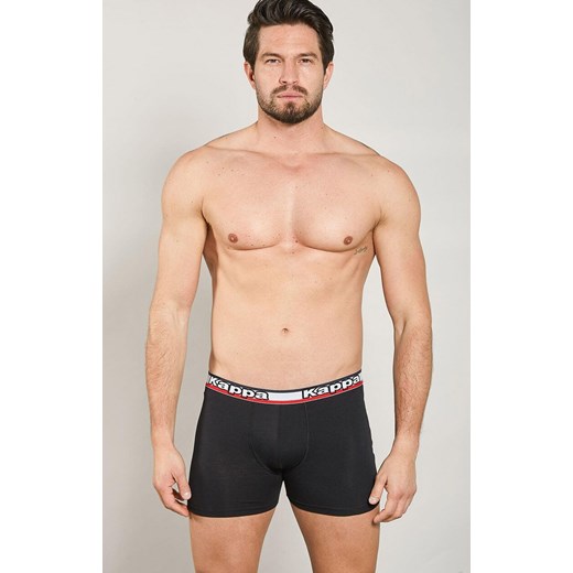 Kappa 2-pack sportowe bokserki męskie bawełniane K1214, Kolor czarny, Rozmiar S, Kappa ze sklepu Intymna w kategorii Majtki męskie - zdjęcie 179538443