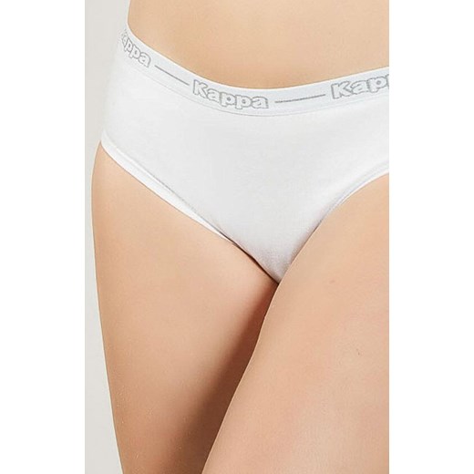 Kappa białe figi damskie bawełniane w sportowym stylu K2140, Kolor biały, Rozmiar S, Kappa ze sklepu Intymna w kategorii Majtki damskie - zdjęcie 179538470