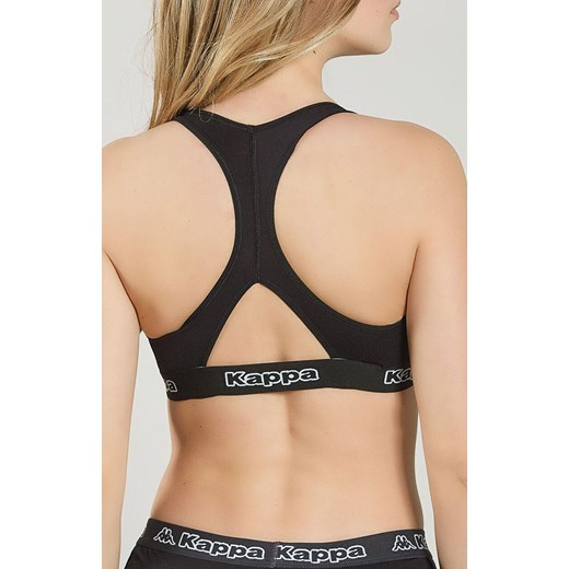 Kappa czarny biustonosz sportowy K2150, Kolor czarny, Rozmiar S/M, Kappa ze sklepu Intymna w kategorii Biustonosze - zdjęcie 179538472