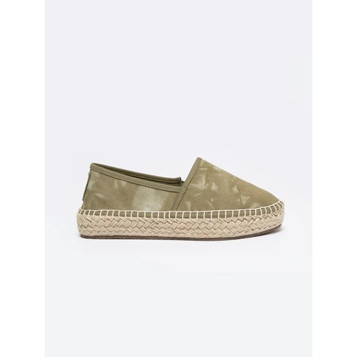 Espadryle damskie khaki LL274853 303 ze sklepu Big Star w kategorii Espadryle damskie - zdjęcie 179540081