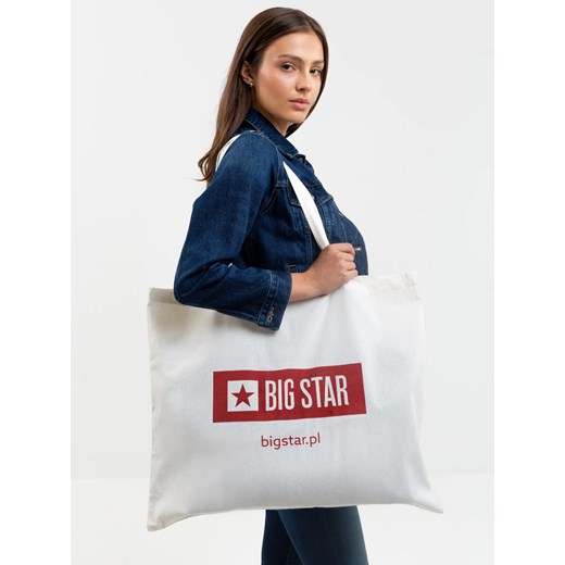 Torba bawełniana unisex Large Cotton 102 ze sklepu Big Star w kategorii Torby materiałowe - zdjęcie 179540830