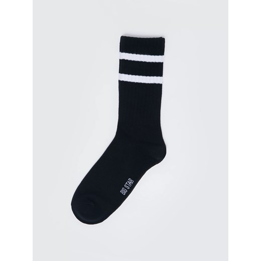 Skarpety unisex długie czarne Ribs 906 ze sklepu Big Star w kategorii Skarpetki damskie - zdjęcie 179542314