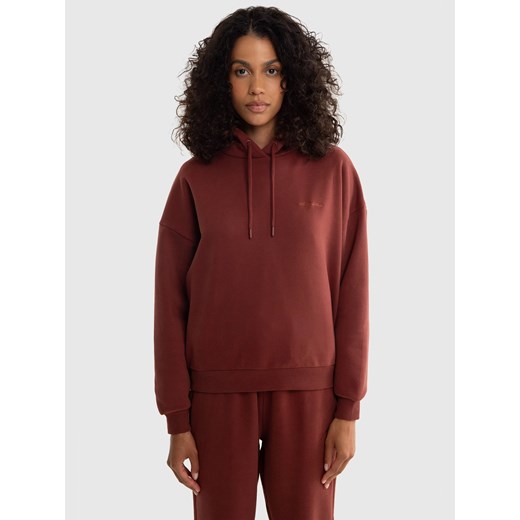 Bluza damska z kapturem bordowa Megan 604/ Foxie 604 ze sklepu Big Star w kategorii Bluzy damskie - zdjęcie 179542923