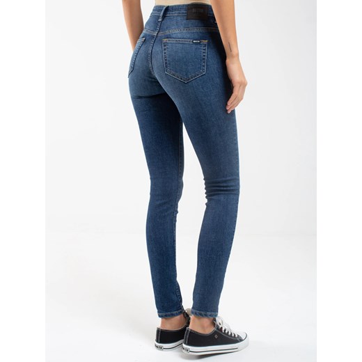 Jeansy damskie skinny granatowe Adela 512 ze sklepu Big Star w kategorii Jeansy damskie - zdjęcie 179543573