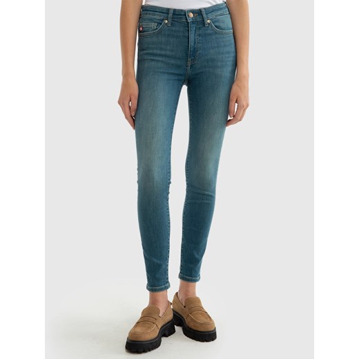 Jeansy damskie push up z wysokim stanem niebieskie Melinda High Waist 327 ze sklepu Big Star w kategorii Jeansy damskie - zdjęcie 179543653
