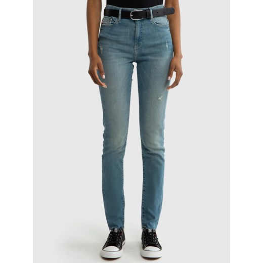 Jeansy damskie skinny niebieskie Adela 172 ze sklepu Big Star w kategorii Jeansy damskie - zdjęcie 179544783
