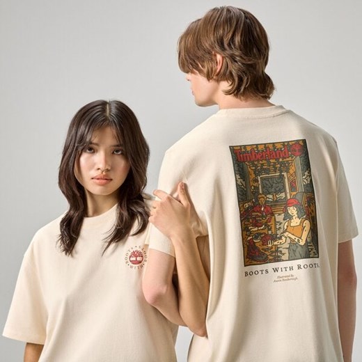 TIMBERLAND T-SHIRT WASHED BOOT TEE ze sklepu Timberland w kategorii T-shirty męskie - zdjęcie 179568752