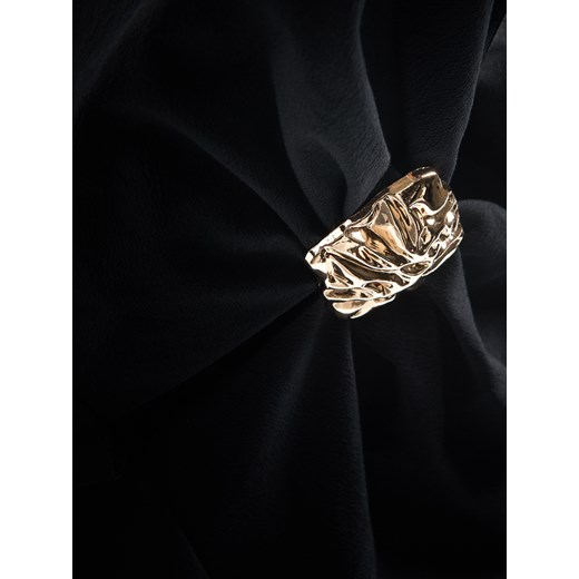 Reserved - Sukienka midi z ozdobnym detalem - czarny Reserved S Reserved