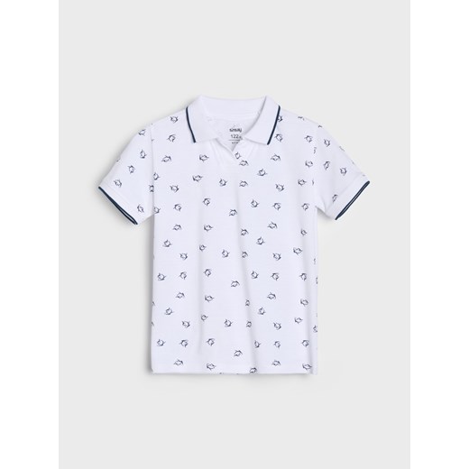 Sinsay - Koszulka polo - biały Sinsay 98 Sinsay