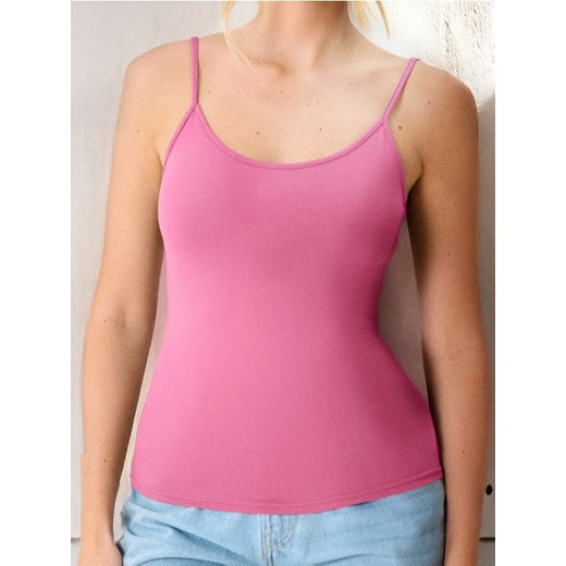 Sinsay - Top w stylu basic - różowy ze sklepu Sinsay w kategorii Bluzki damskie - zdjęcie 179572394