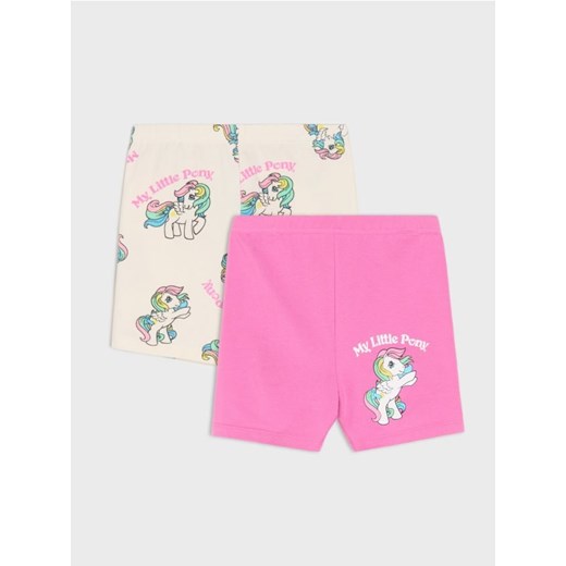 Sinsay - Krótkie legginsy 2 pack My Little Pony - różowy ze sklepu Sinsay w kategorii Odzież dla niemowląt - zdjęcie 179572541