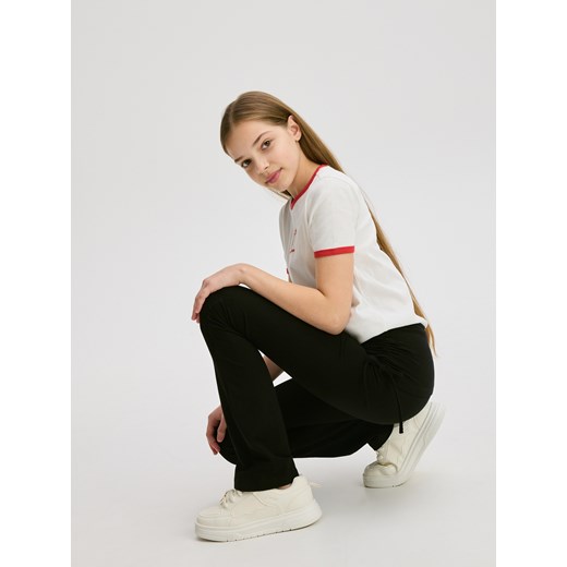 Reserved - Legginsy flare - czarny Reserved 146 (10 lat) Reserved