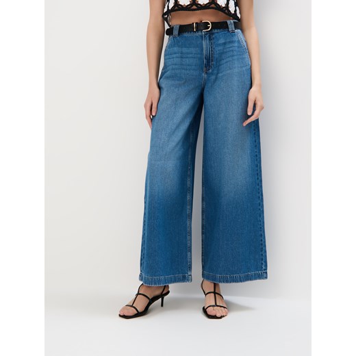 Mohito - Jeansy palazzo - niebieski Mohito 32 Mohito