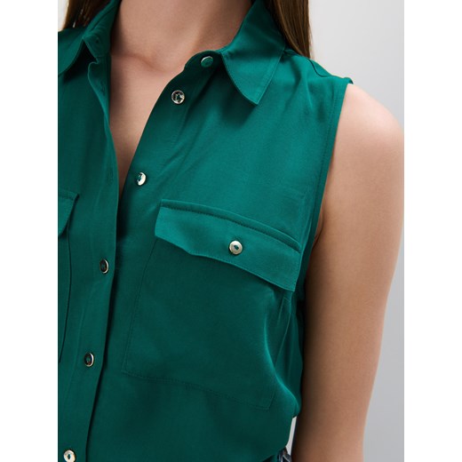 Mohito - Zielona koszula z wiskozy - zielony Mohito 34 Mohito