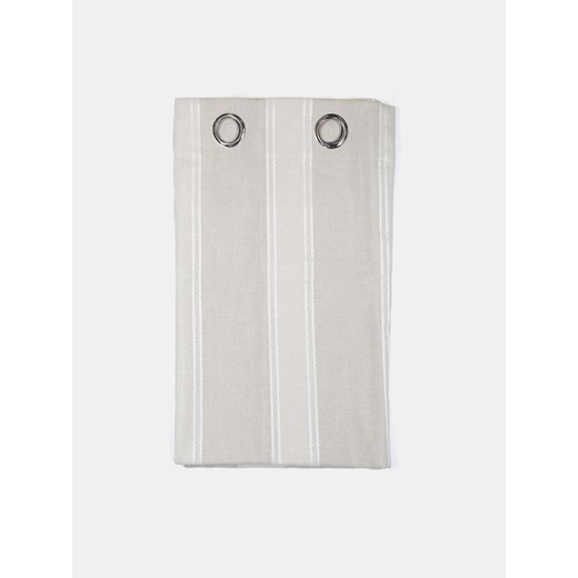 Sinsay - Gruba zasłona w delikatne paski - beżowy Sinsay One Size Sinsay