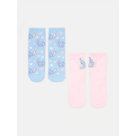 Sinsay - Skarpetki 2 pack Stitch - wielobarwny ze sklepu Sinsay w kategorii Skarpetki dziecięce - zdjęcie 179579190