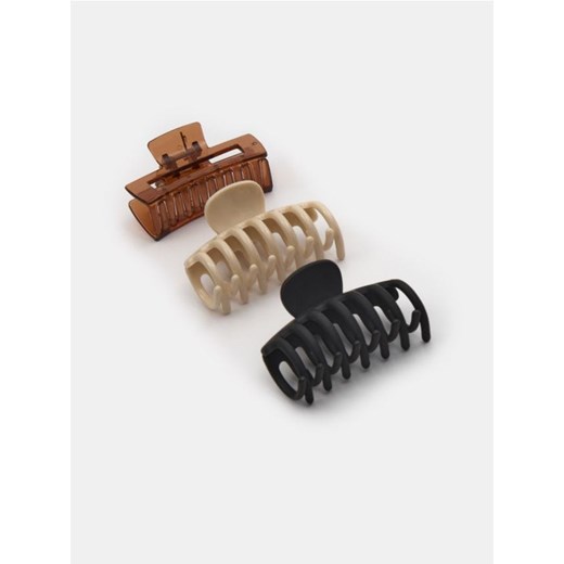 Sinsay - Klamry do włosów 3 pack - wielobarwny ze sklepu Sinsay w kategorii Spinki - zdjęcie 179579414