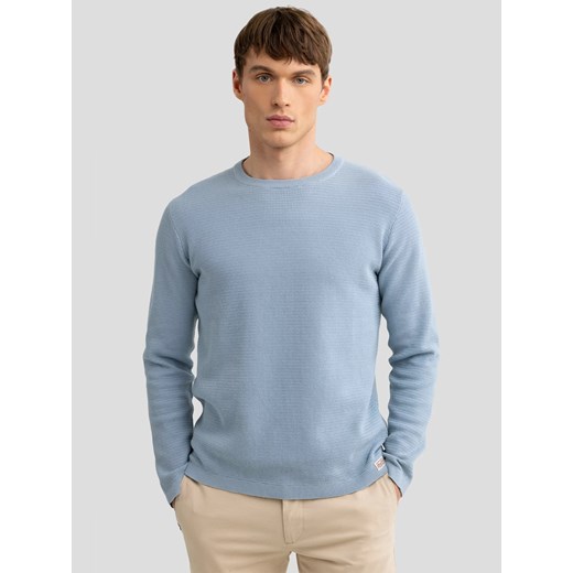 Sweter męski bawełniany błękitny Neilon 400 ze sklepu Big Star w kategorii Swetry męskie - zdjęcie 179581163