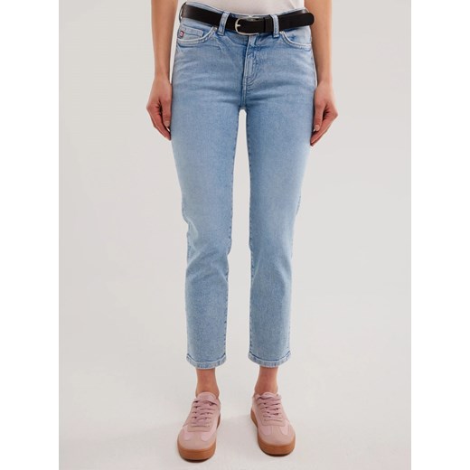 Jeansy damskie z krótką nogawką niebieskie Adela Cropped 205 ze sklepu Big Star w kategorii Jeansy damskie - zdjęcie 179582202