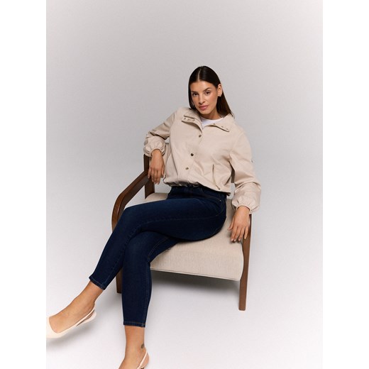 Mohito - Jeansy skinny push up - granatowy ze sklepu Mohito w kategorii Jeansy damskie - zdjęcie 179582820