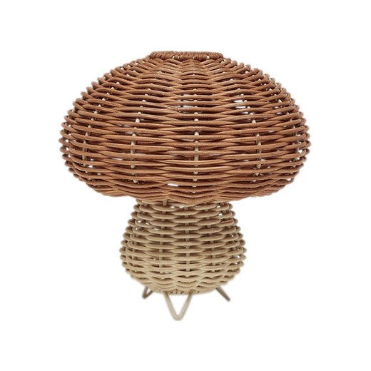 OYOY mini Lampa stołowa LED &quot;Mushroom&quot; w kolorze beżowo-jasnobrązowym - 15 x Ø 15 cm ze sklepu Limango Polska w kategorii Lampy stołowe - zdjęcie 179584273