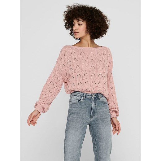 ONLY Sweter w kolorze jasnoróżowym ze sklepu Limango Polska w kategorii Swetry damskie - zdjęcie 179584744