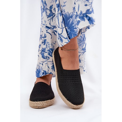 Espadryle damskie Vinceza płaskie z tkaniny