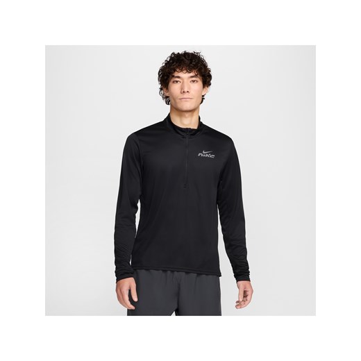Męska bluza do biegania z zamkiem 1/2 Dri-FIT Nike Pacer Flash - Czerń ze sklepu Nike poland w kategorii Bluzy męskie - zdjęcie 179595243