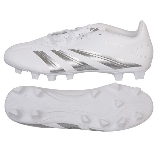 Buty piłkarskie adidas Predator Club FxG IG7758 białe ze sklepu ButyModne.pl w kategorii Buty sportowe męskie - zdjęcie 179595802