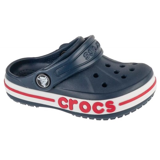 Klapki Crocs Bayaband Clog T 207018-410 niebieskie ze sklepu ButyModne.pl w kategorii Klapki dziecięce - zdjęcie 179595812