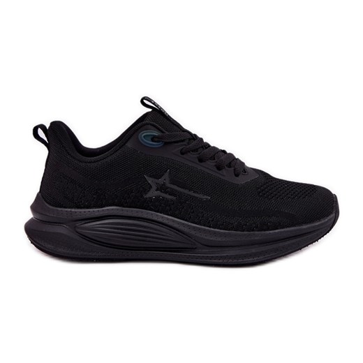 Buty Sportowe Sneakersy Damskie Big Star RR274A144 HI-POLY System Czarne ze sklepu ButyModne.pl w kategorii Buty sportowe damskie - zdjęcie 179595902