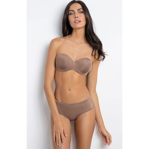 Sielei biustonosz samonośny odpinane ramiączka ciemnobeżowy FANTASTIC 1580, Kolor ciemnobeżowy, Rozmiar 70B, Sielei ze sklepu Intymna w kategorii Biustonosze - zdjęcie 179597663