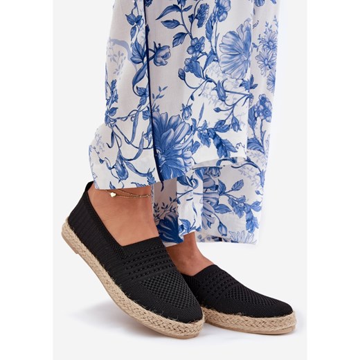 Vinceza espadryle damskie casualowe bez zapięcia z tkaniny