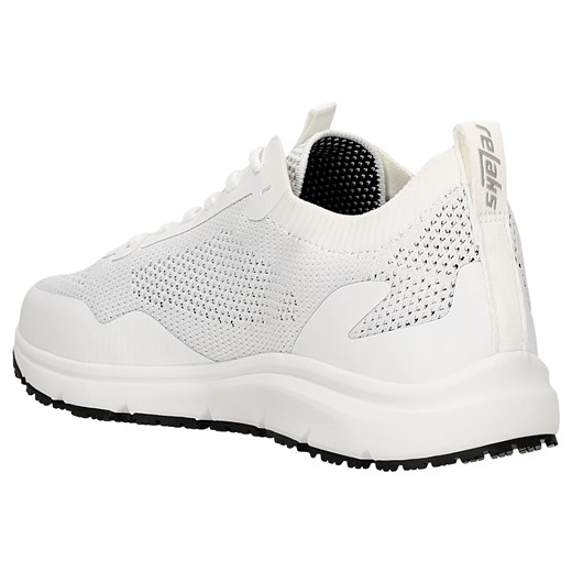 Białe Sneakersy Relaks Z Odblaskowym Logo Na Pięcie Relaks 39 Wojas