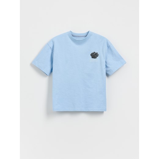 Reserved - T-shirt oversize - niebieski ze sklepu Reserved w kategorii T-shirty chłopięce - zdjęcie 179599730
