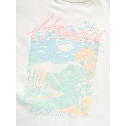 Reserved - T-shirt z nadrukiem na plecach - złamana biel Reserved 158/164 (12-13 lat) Reserved
