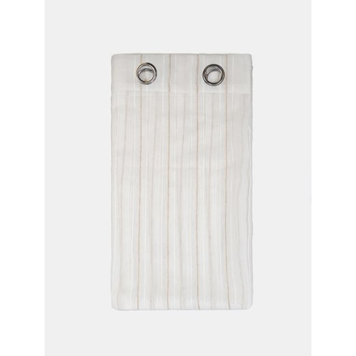 Sinsay - Firana na kołach w pionowe paski - biały Sinsay One Size Sinsay