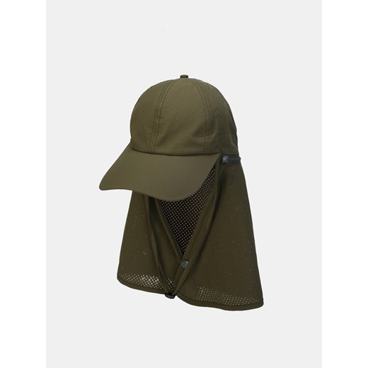 Sinsay - Czapka baseballowa z szalu - zielony Sinsay One Size Sinsay