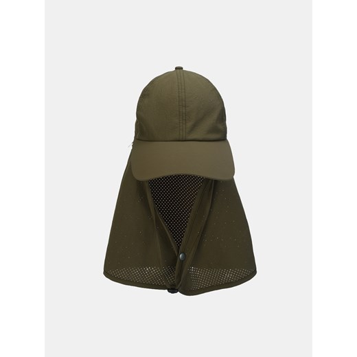 Sinsay - Czapka baseballowa z szalu - zielony Sinsay One Size Sinsay