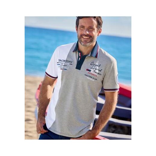Koszulka polo z piki ze stretchem Oceanic Sailing Atlas For Men L okazyjna cena Atlas For Men